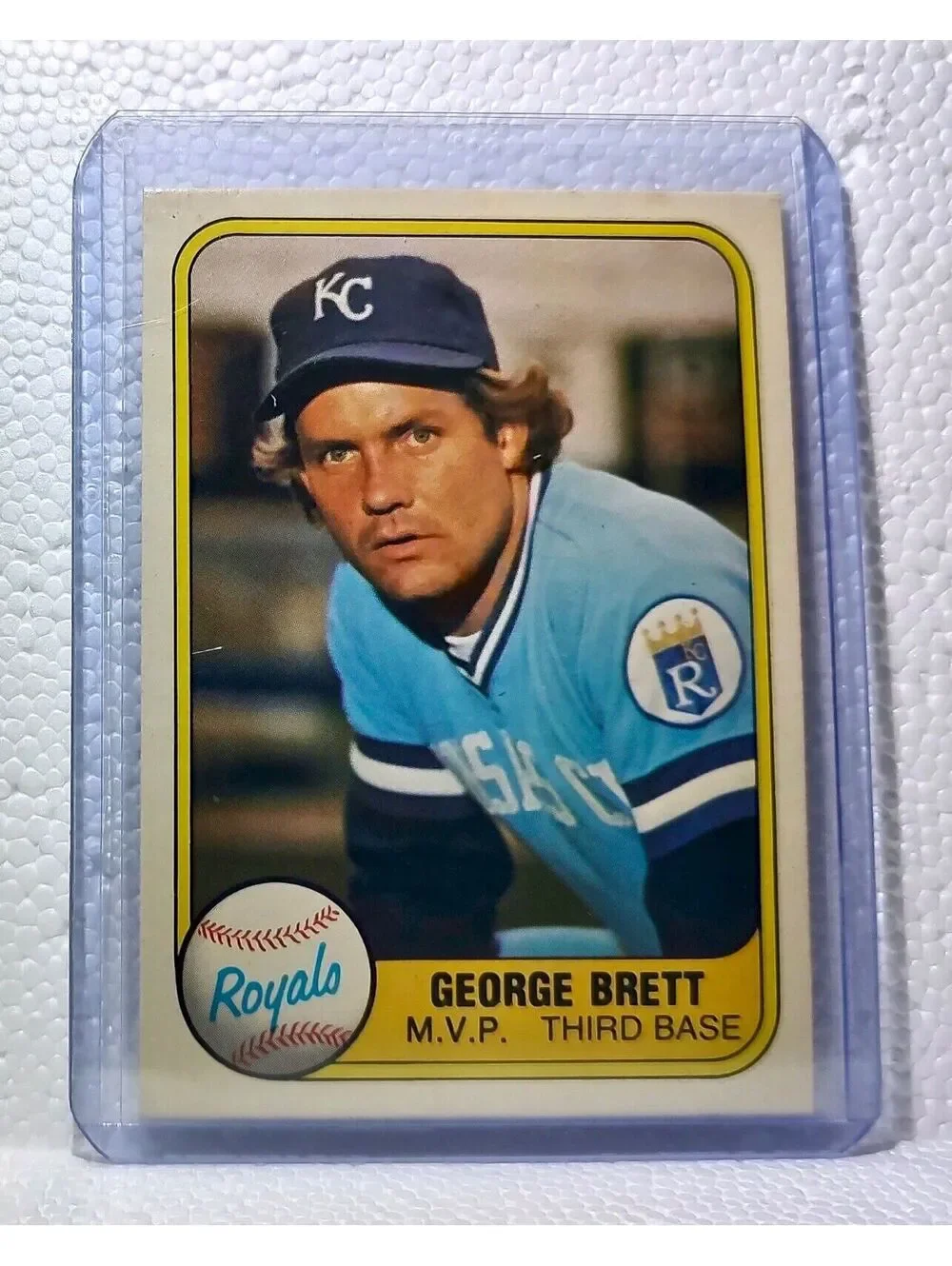 George Brett 1981 Fleer MLB #28 Baseball Card Kansas City Royals
